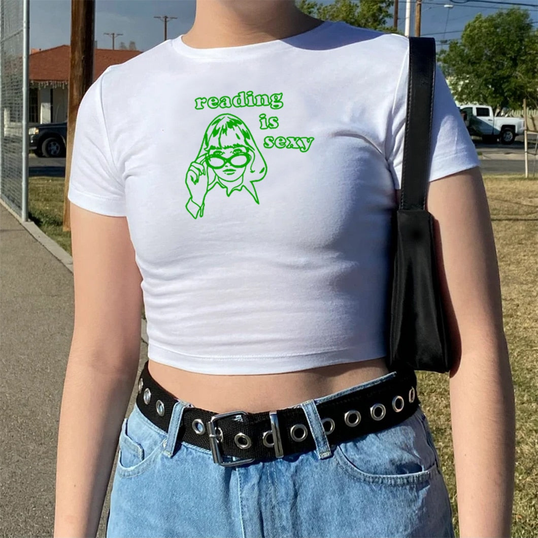 Reading Is Sexy Crop Top