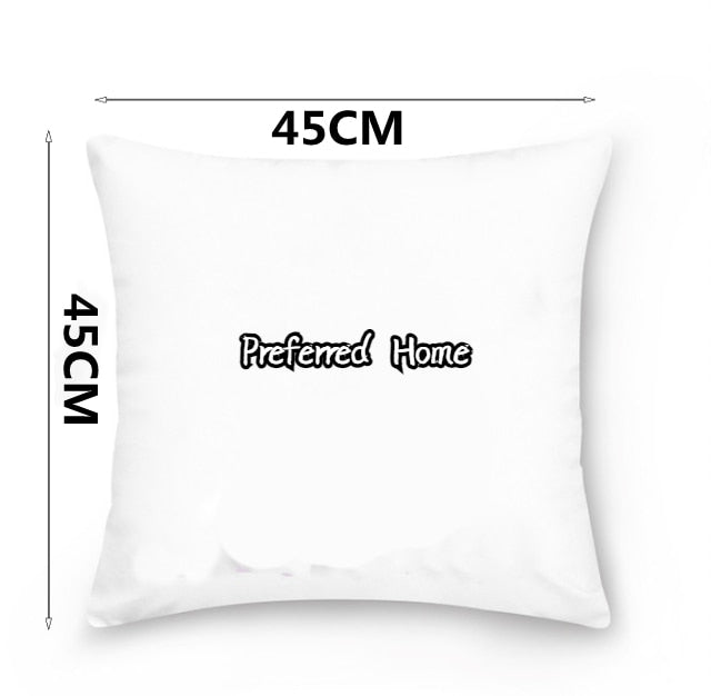 Intervention Pillow Cover Home Decorative Tv Show Cushions for Living Room Polyester