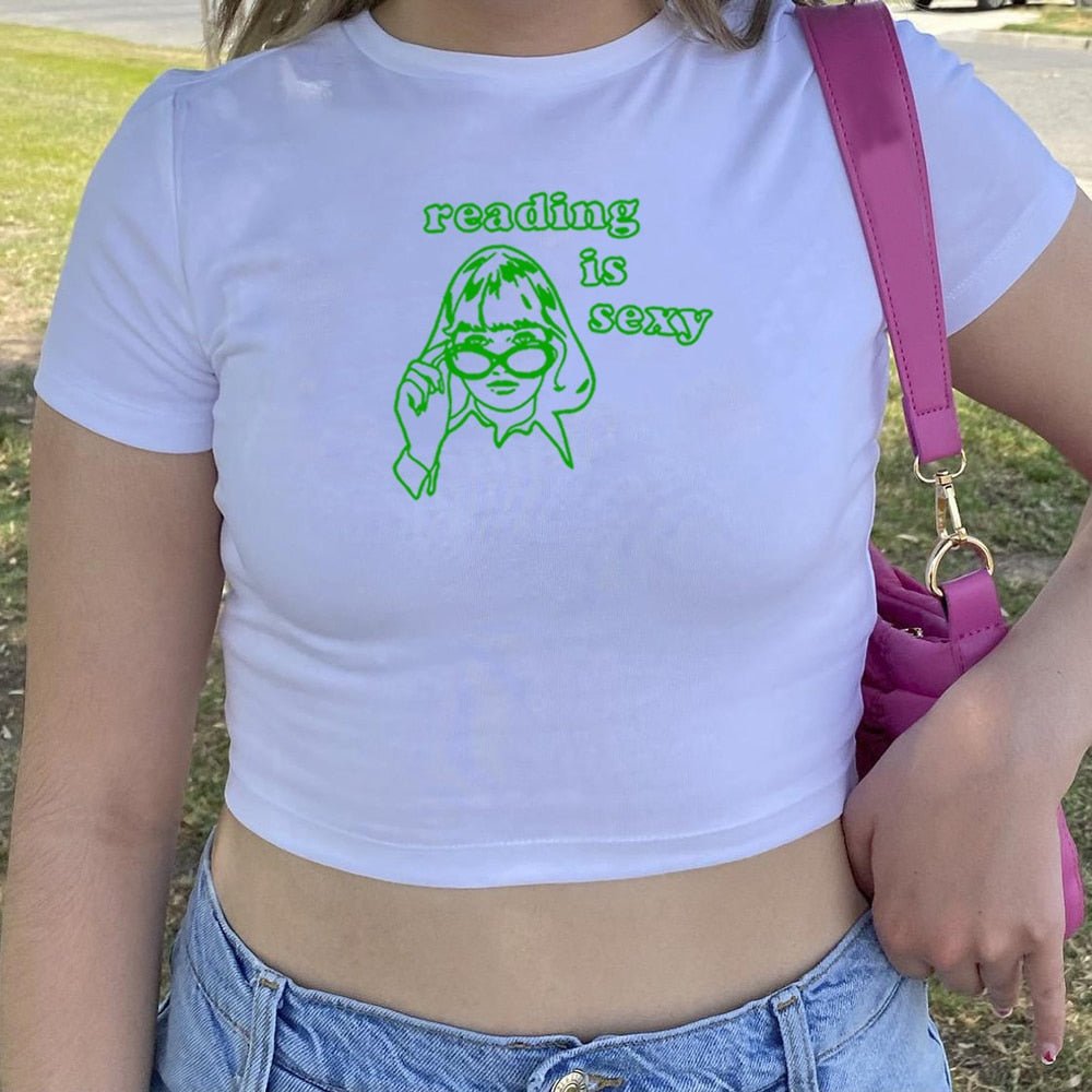 Reading Is Sexy Crop Top