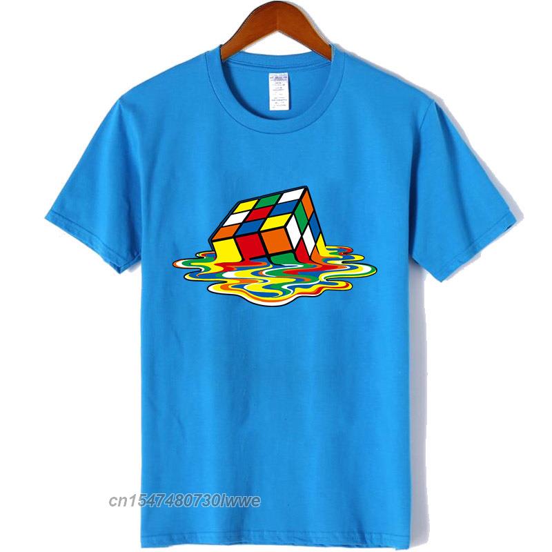 Magic Square Printing Crew Neck T-Shirt