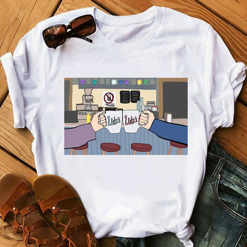 Luke'S Diner But First Coffee  Tshirt