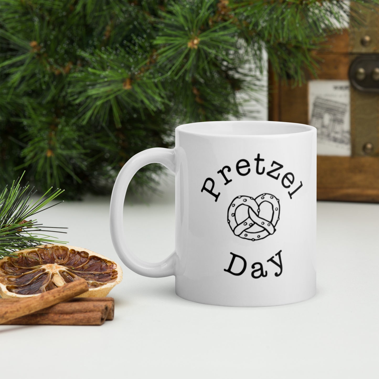 pretzel day mug