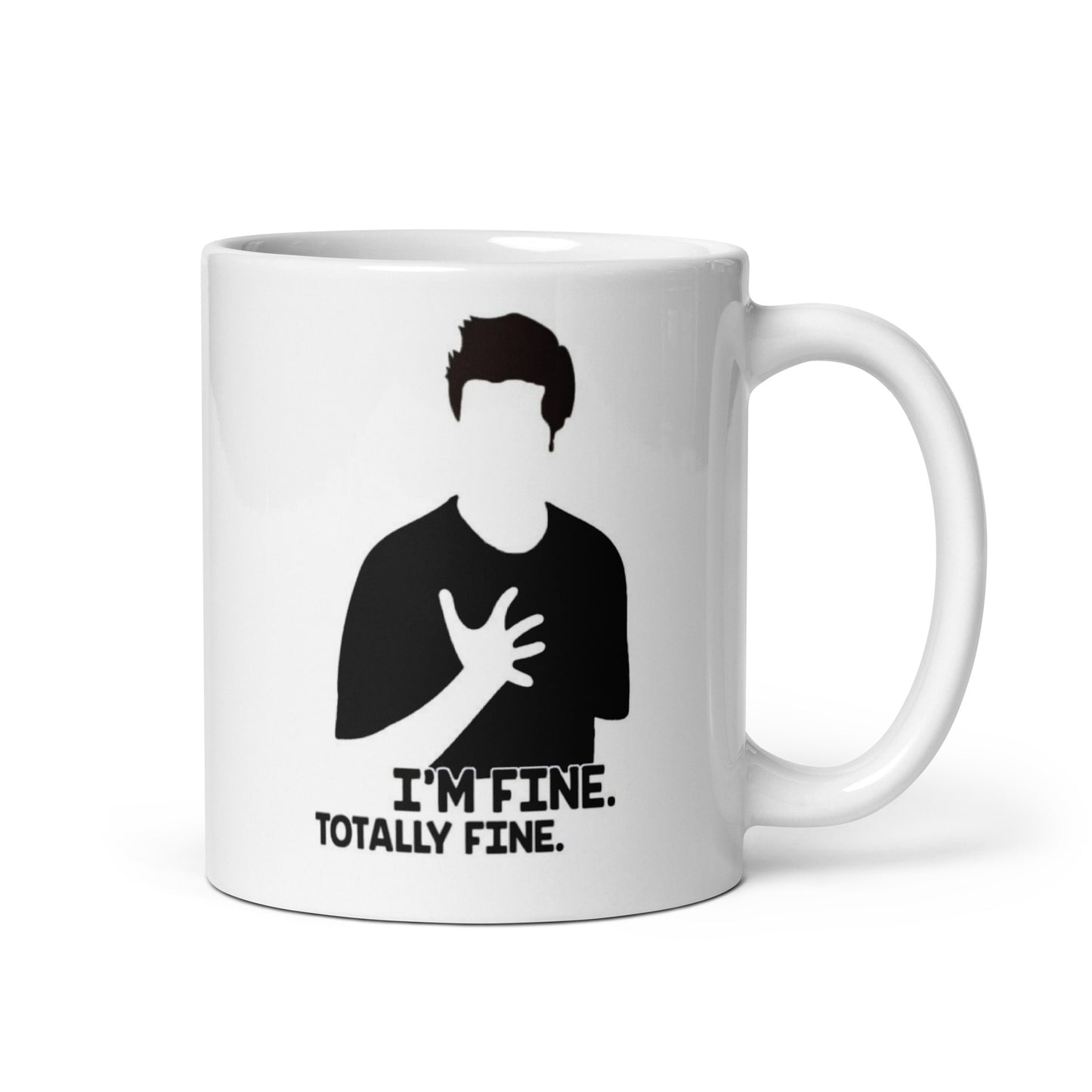 I'm fine mug